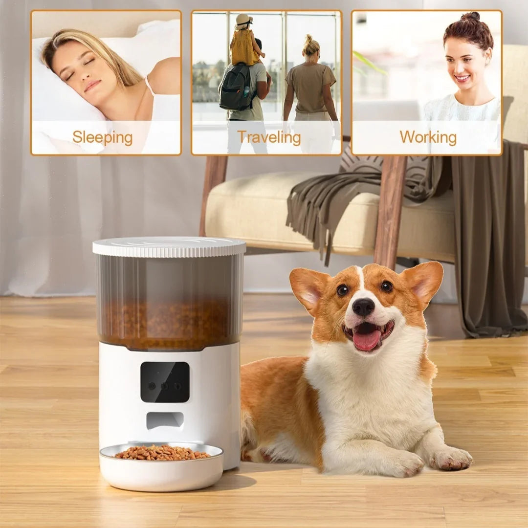 Cat Smart Dog Automatic Pet Feeder - Pawspec